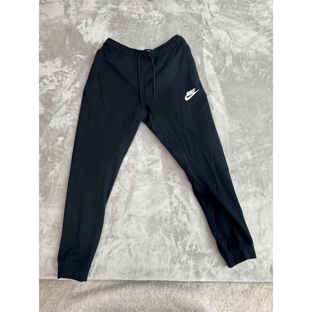 Nike Mens Sportswear Joggers Black Tapered Sweatpants Size‎ M Futura Logo